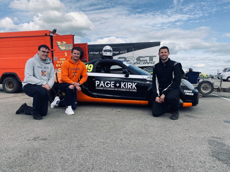 Racer laps up applause, attracting sponsorship from Page Kirk accountants
