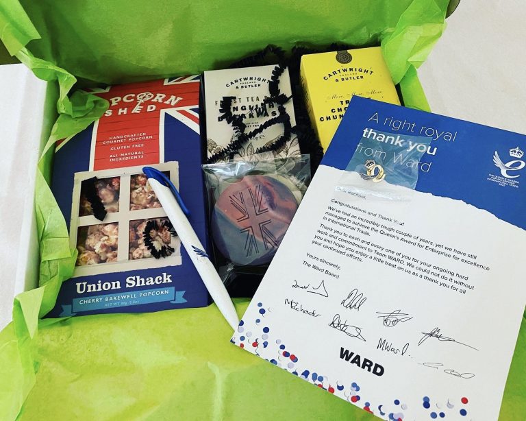 Derbyshire firms teams up to deliver a royal thank you