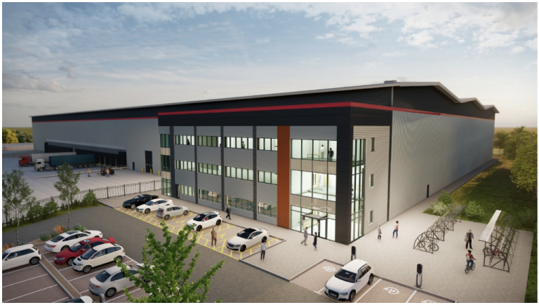 190,000 sq ft warehouse at Junction 28 of the M1 wins planning approval