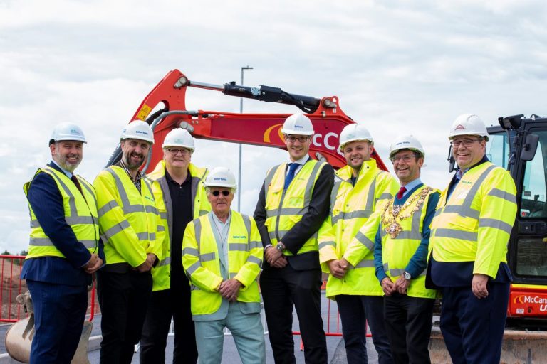 Mansfield housing development takes major step forward with completion of new spine road
