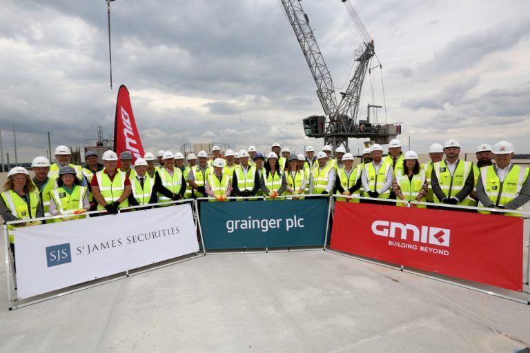 Major milestone reached at new £37m residential development in Derby city centre