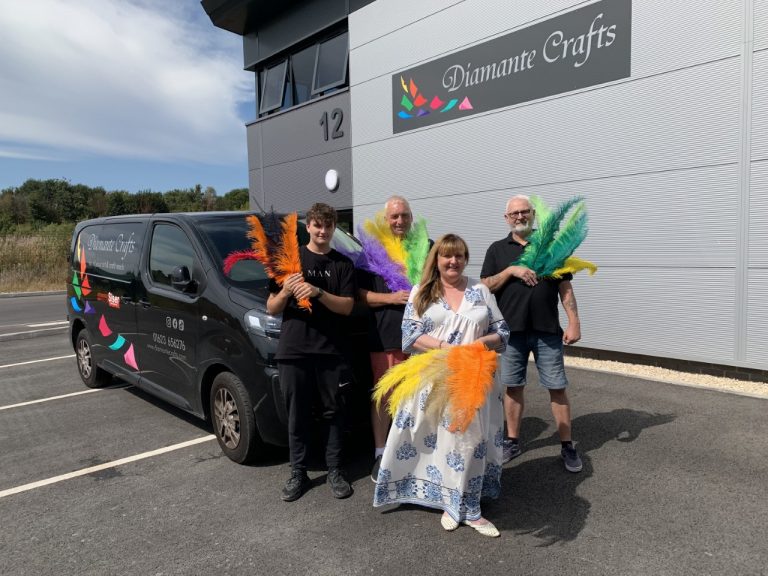 Top UK supplier of sparkle and feathers moves into new Mansfield business park