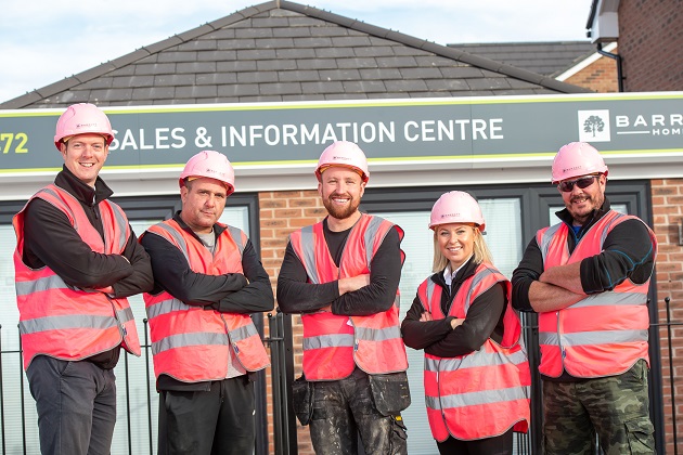 Leicestershire housebuilder’s staff ‘go pink’ to support national breast cancer charity
