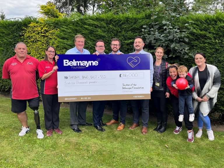 Dronfield-based Belmayne hand out over £16,000 to local charities