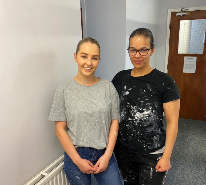 Staff at online flooring retailer go DIY'ing at local homeless charity