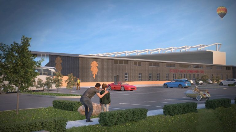 Downsized plans submitted for Lincoln Imp’s Stacey West Stand project