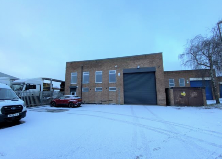Newly refurbished warehouse unit let on Derby industrial estate