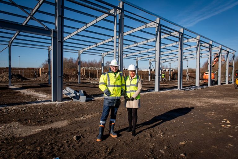 Derbyshire industrial scheme takes shape