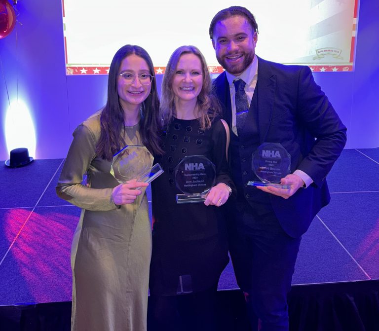 Nottingham Venues celebrate hat-trick of award wins