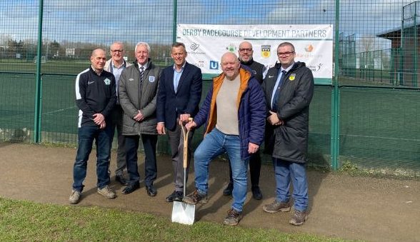 Football hub scheme kicks off with groundbreaking ceremony
