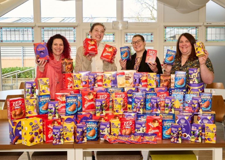Company staff make Easter egg-stra special for vulnerable Derbyshire children