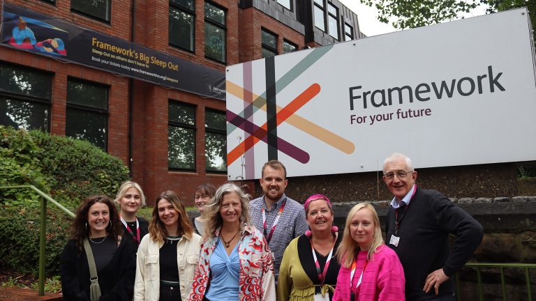 Comms agency pledges support to Framework in its mission to end homelessness
