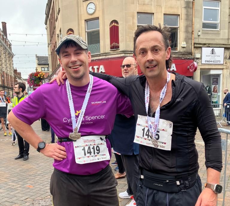 Silverstone Leasing running duo join The Amazing Northampton Run