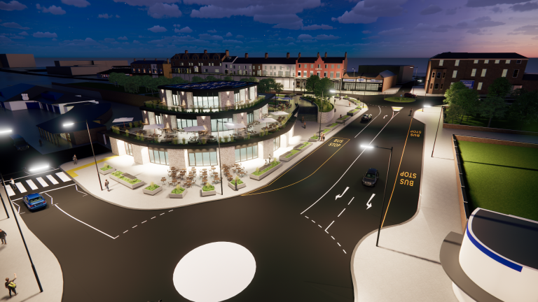 Artist impressions revealed as landmark Cleethorpes building progresses