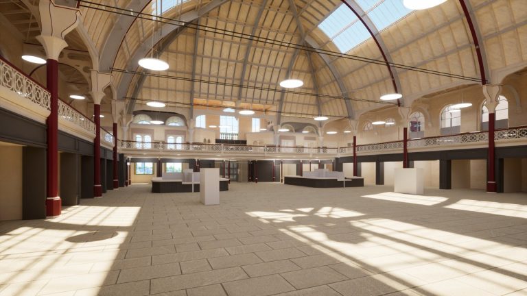 Derby Market Hall gets ready for business