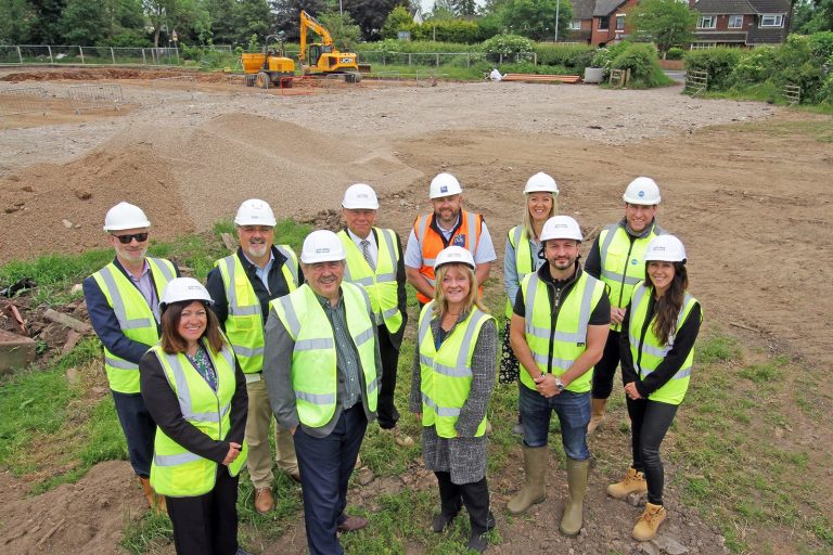 Work gets underway at Blaby social housing scheme