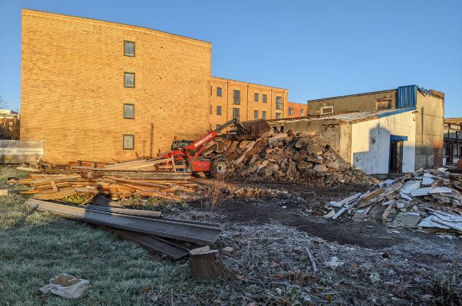 Demolition well underway for phase four of Castleward in Derby