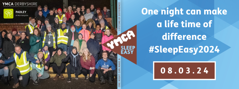YMCA Derbyshire encourages businesses to sleep out for one night, so other people don’t have to