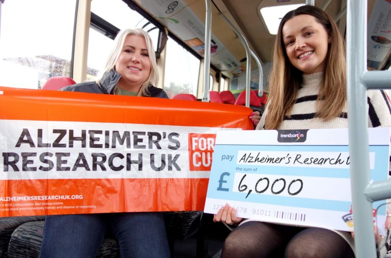 trentbarton colleagues raise £6,000 for Alzheimer’s Research