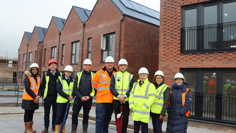Work underway at West Bridgford low carbon housing development
