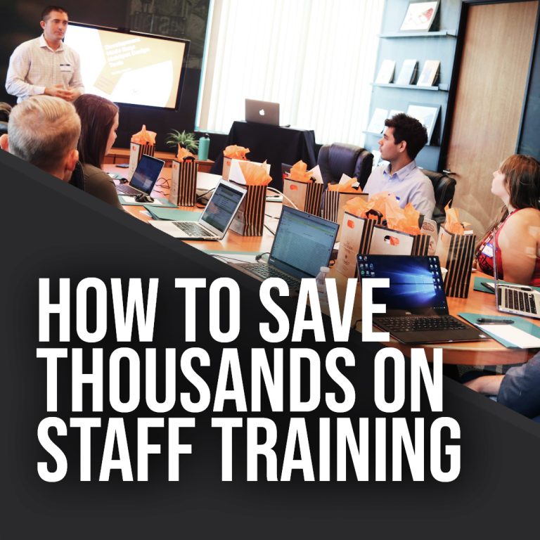 How to save thousands on staff training