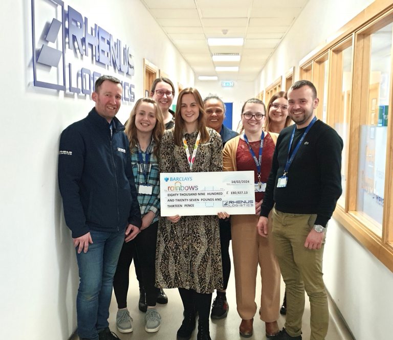 Third-party logistics specialist raises over £80,000 for children’s hospice