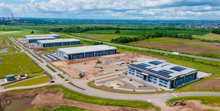 Occupiers on site as spine road opens at Fairham Business Park