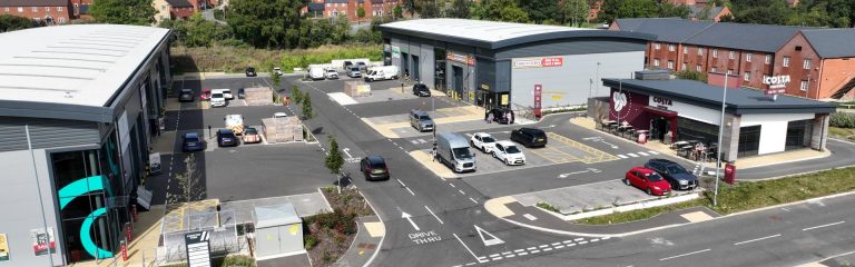 Northamptonshire trade counter and drive thru scheme fully let and sold