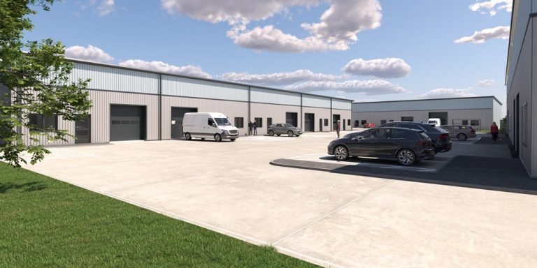 New, low carbon industrial park on site of former council offices nears completion in Leicester