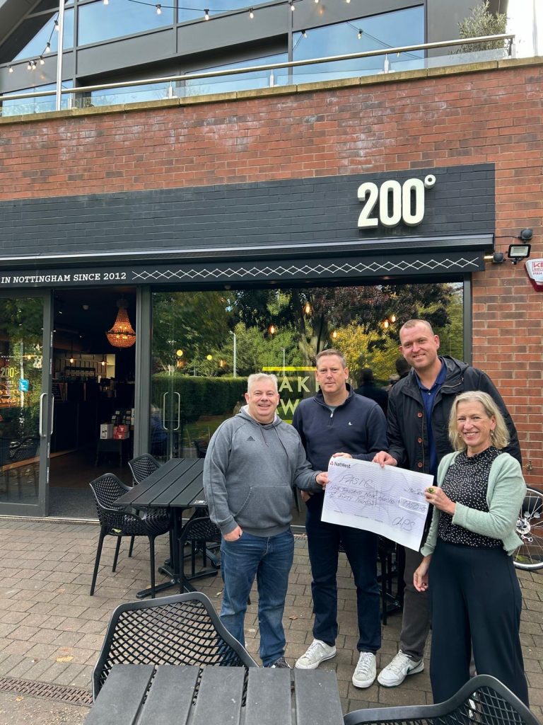 Local businesses raise £9,950 for PASIC at Rushcliffe Golf Course