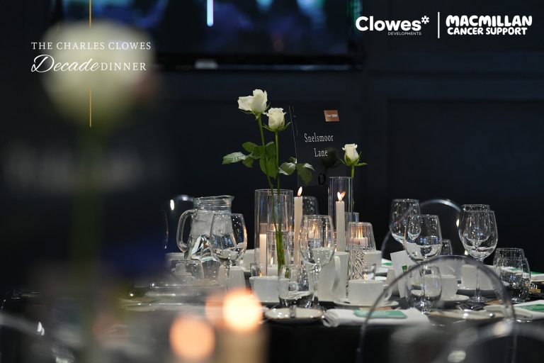 Charles Clowes Decade Dinner raises over £62,000 for Macmillan Cancer Support