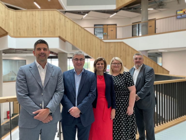 Business school reaches major milestone as keys to new building handed over