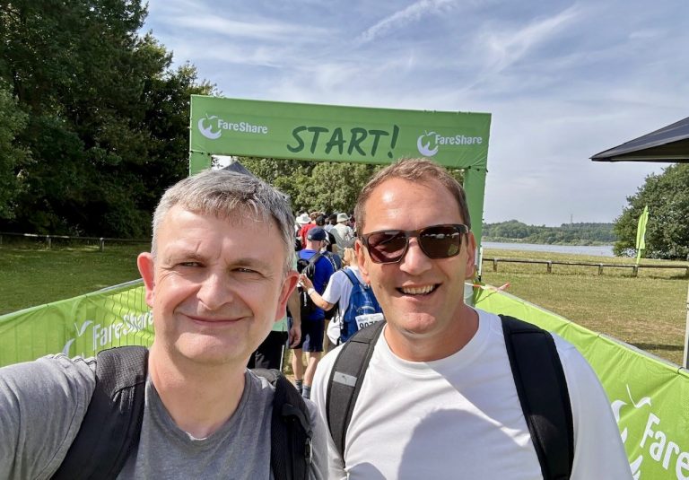 KPMG Midlands team steps up to raise £25,000 for FareShare