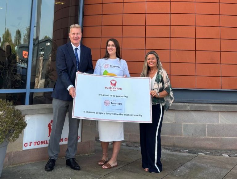 G F Tomlinson selects Treetops Hospice as charity partner