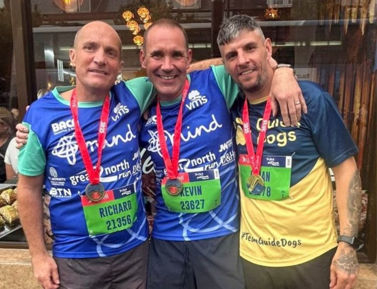 Running trio raise almost £3,000 for Northamptonshire Mind