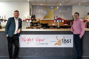 Wright Vigar named 1861 Lounge Sponsor at Mansfield Town FC