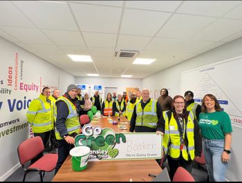 Big-hearted heroes Go Green to help raise thousands