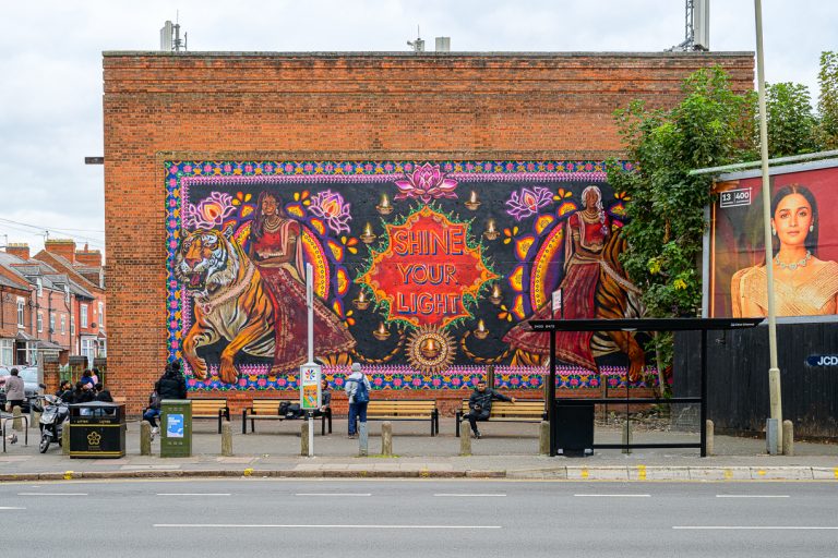 Postcards light up Diwali for thousands in Leicester Postcards light up Diwali for thousands in Leicester