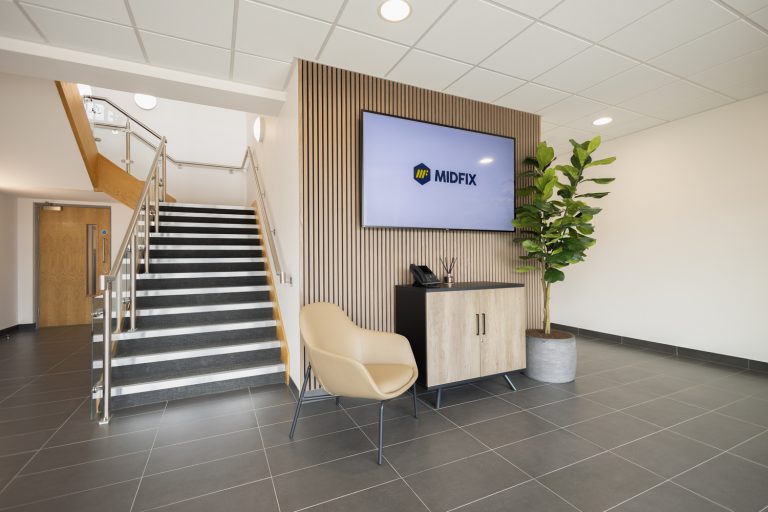 Major fit-out complete at MIDFIX’s new Nottingham HQ Major fit-out complete at MIDFIX’s new Nottingham HQ