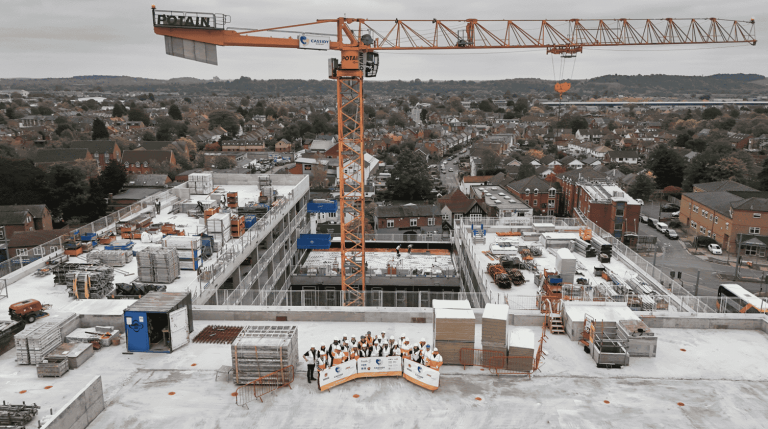 Major student development hits key milestone in Beeston