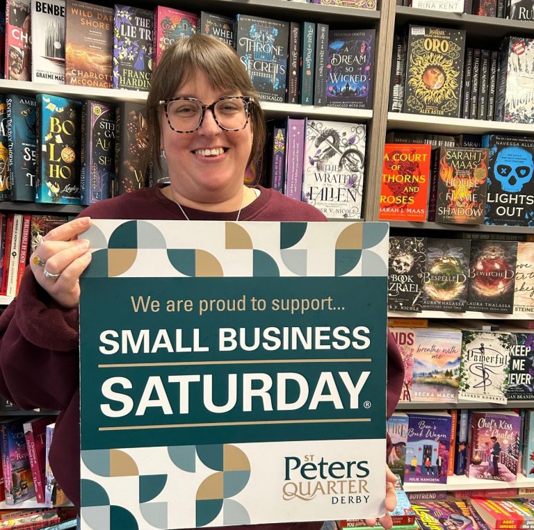 Derby Cathedral Quarter and St Peters Quarter Business Improvement Districts celebrate Small Business Saturday
